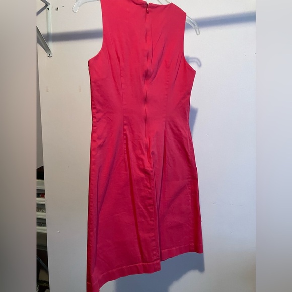 Calvin Klein Womens Sleeveless Shift Dress, Size 2, Pink, Lace Up Bodice. - Picture 4 of 5